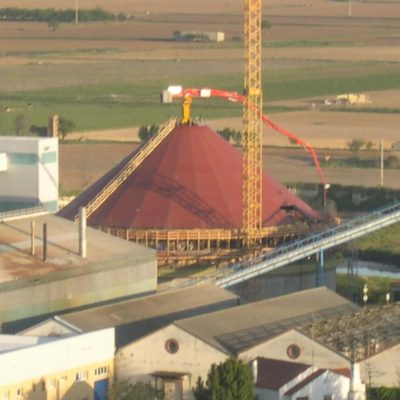 Silo en construcción