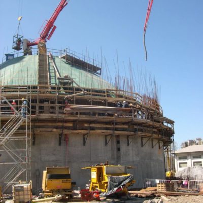 Silo en construcción