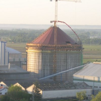 Silo en construcción