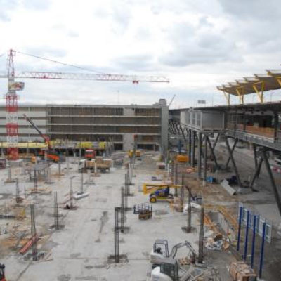 Terminal T4 en construcción