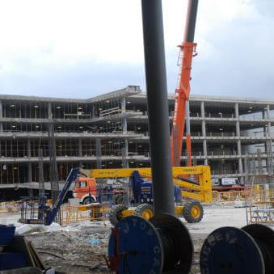 Terminal T4 en construcción