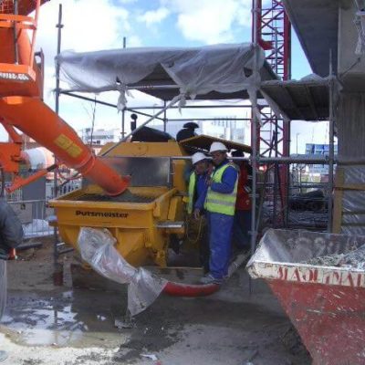 Torre Chamartin en construcción