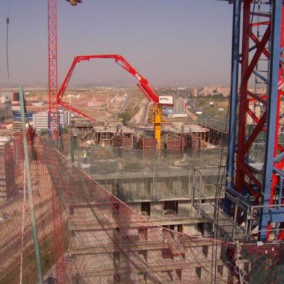 Torre Chamartin en construcción